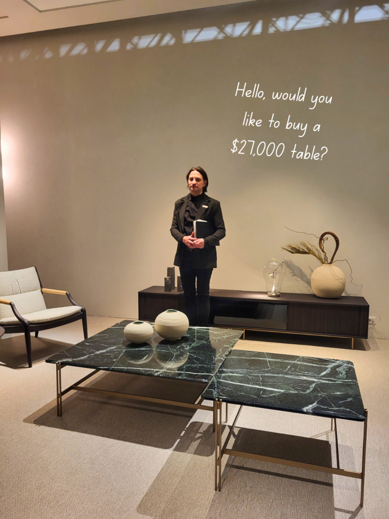 Mick Chistopolov, Ritzwell copywriter at Salone del Mobile 2026